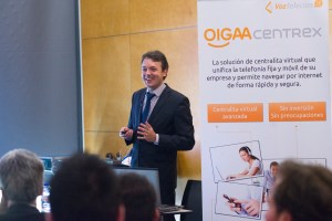 Stéphane Quinnez durante el RoadShow 2013