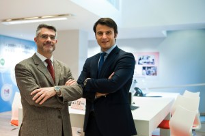 Xavier Casajoana, CEO de VozTelecom y Josep Bou, Gerente de OIGAA 360° Barcelona